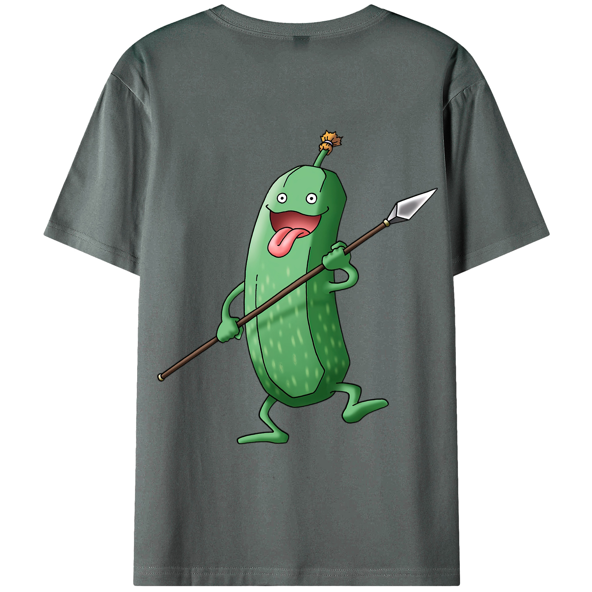 （画像用） ドラゴンクエスト Doragon Kuesuto Dragon Quest 綿100％ メンズ半袖Tシャツ（バックプリント） 通気性